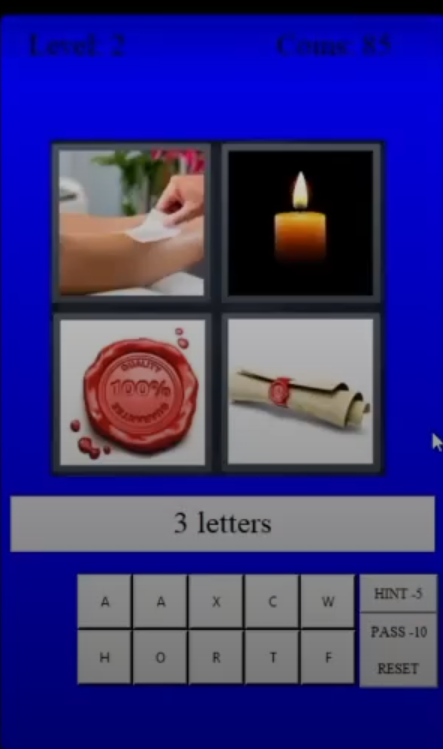 4 Pics 1 Word Screenshot 2